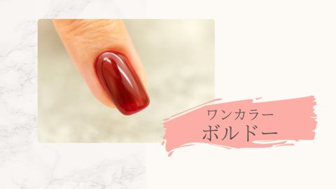 ワンカラーボルドー