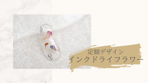 定額デザイン　インクドライフラワー